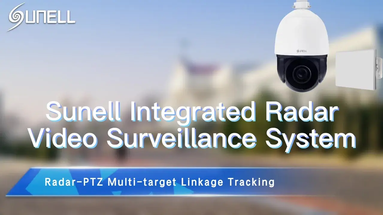 Zintegrowany radarowy system nadzoru wideo Sunell