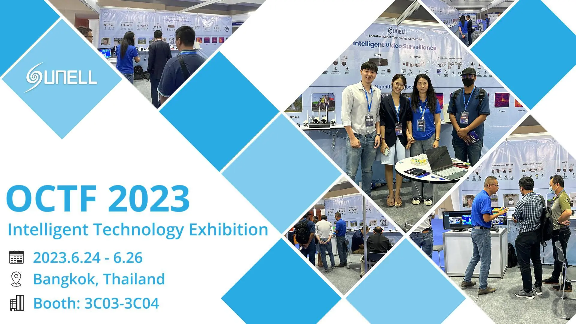 Sunell Excels at the 2023 OCTF in Bangkok, Showcasing Innovative Solutions - 翻译中...