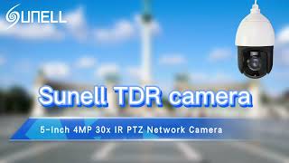 5-calowa kamera sieciowa PTZ na podczerwień Sunell 4MP 30x